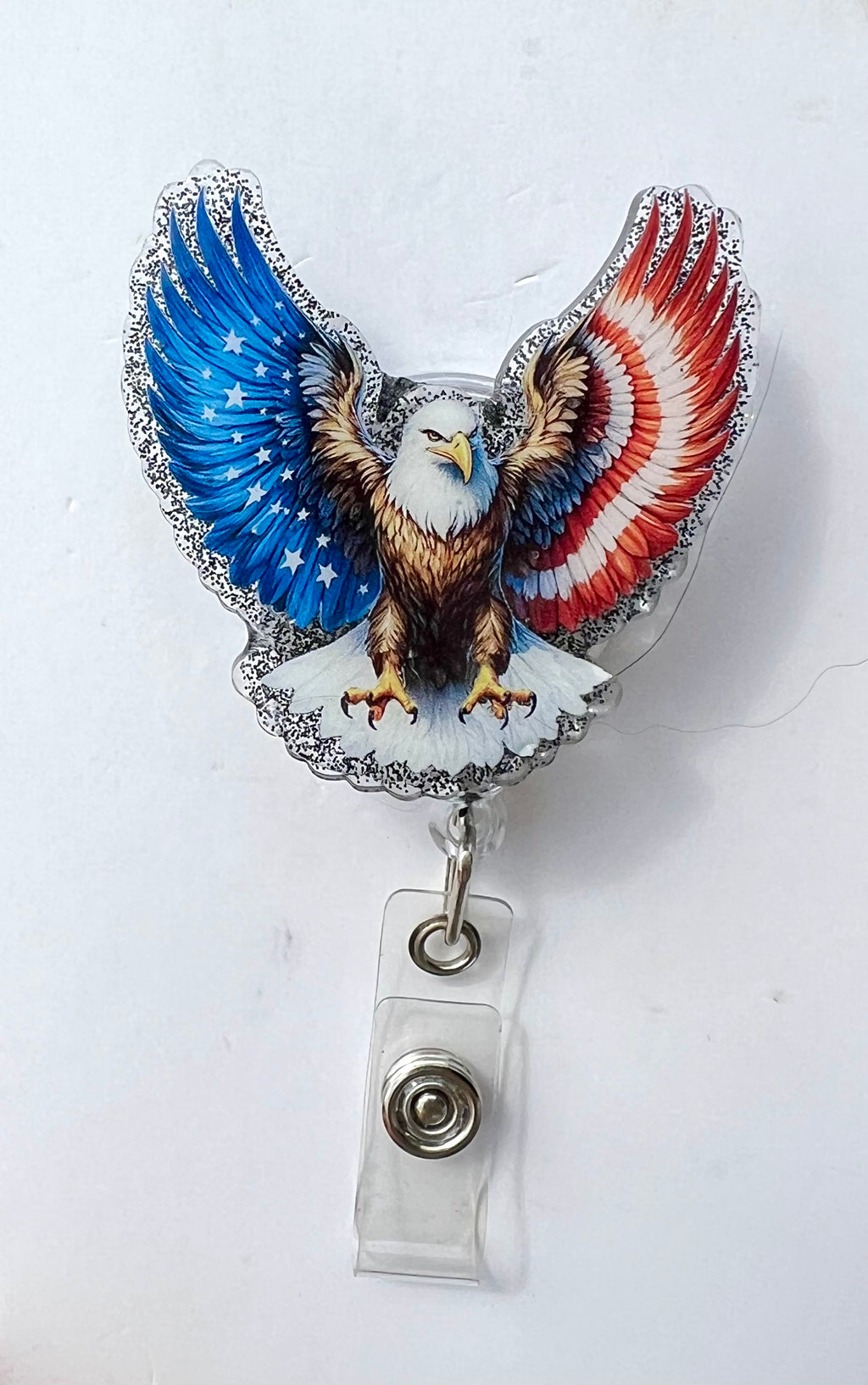 Eagle interchangeable badge reel