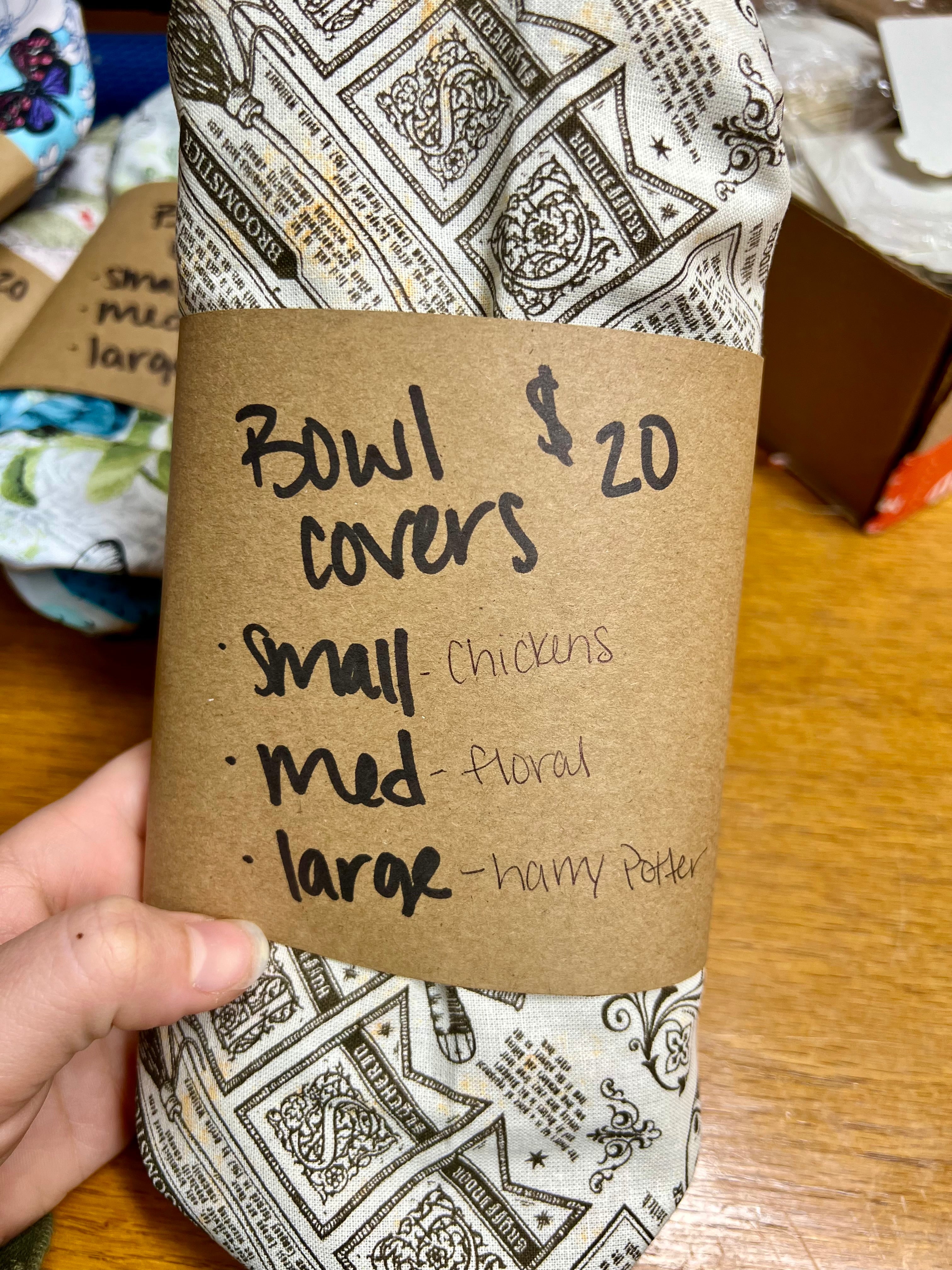 Reversible bowl covers