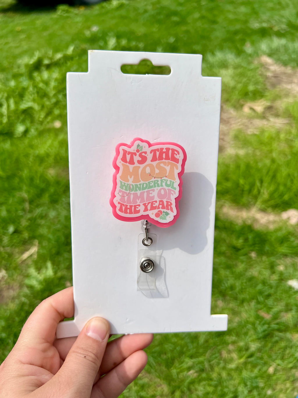 It’s the most wonderful time of the year interchangeable badge reel
