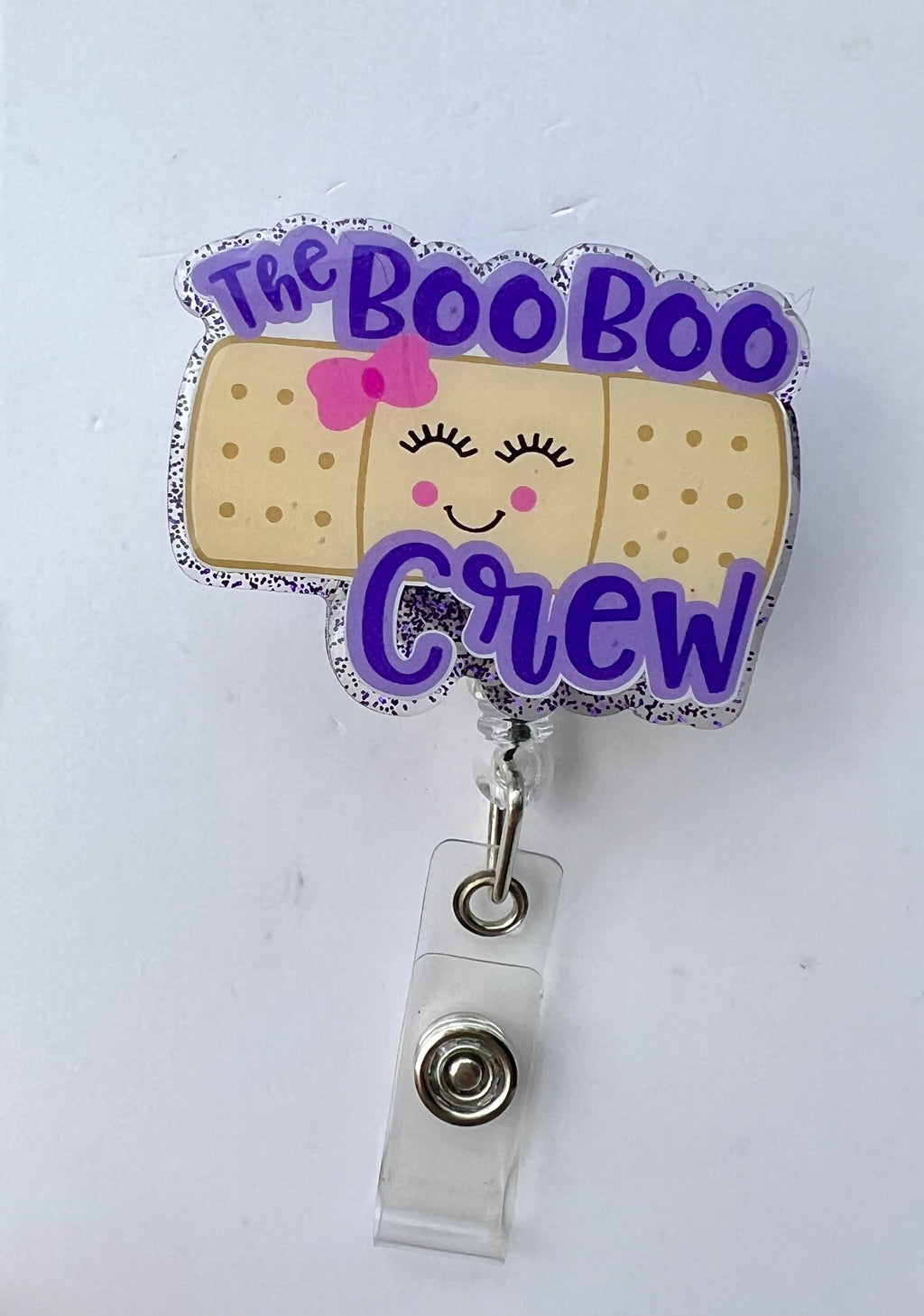 The boo boo crew interchangeable badge reel