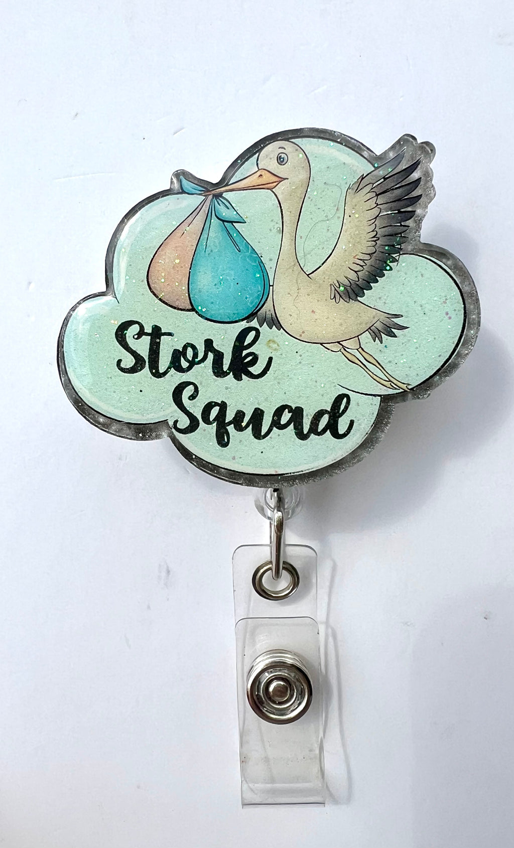 Stork Squad interchangeable badge reel