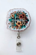 Faith interchangeable badge reel