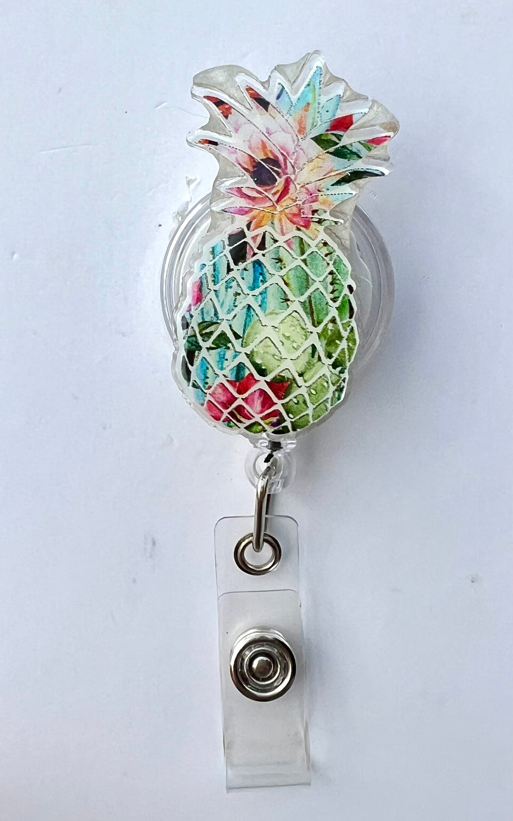 Pineapple interchangeable badge reel